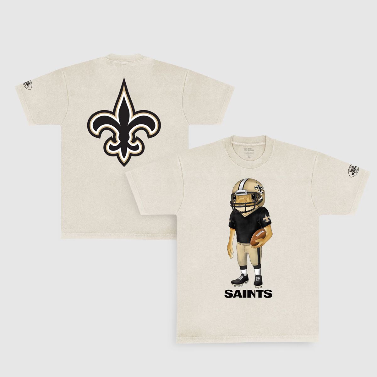 Men 2026 NFL New Orleans Saints T-shirt cream 001->nfl t-shirts->Sports Accessory